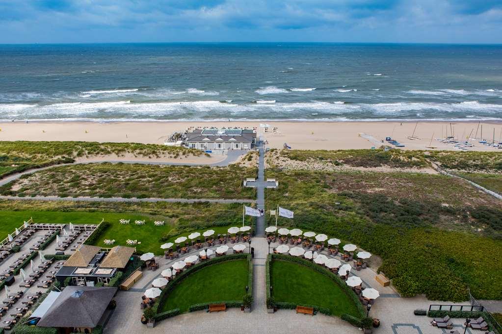 Grand Hotel Huis Ter Duin Noordwijk Exteriér fotografie Aerial view of the beach